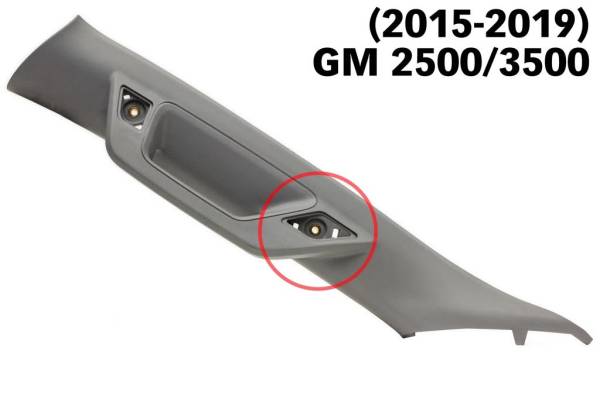 2015-2019 GM 2500/3500HD 52MM Single Gauge Mount