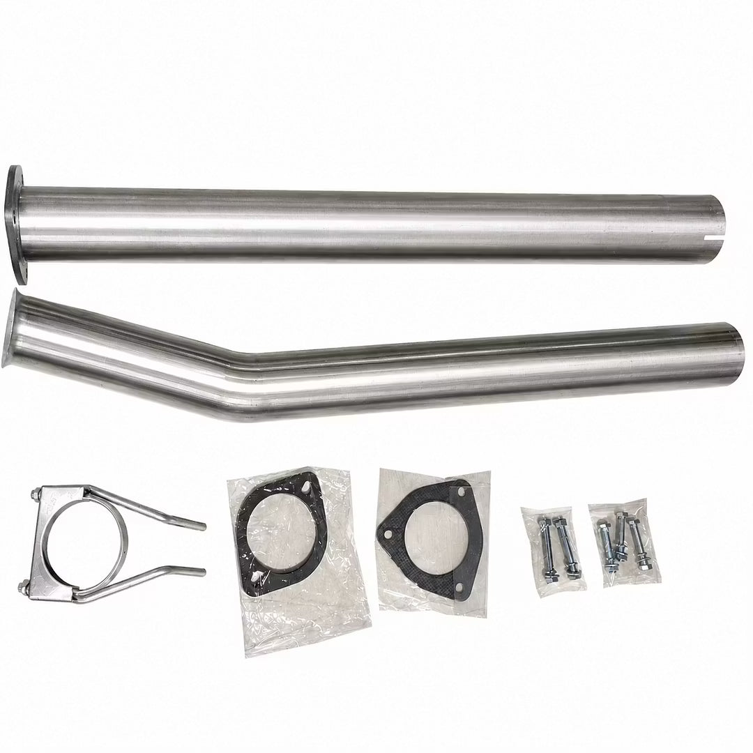2011-2026 6.7L Diesel 4'' Race Delete DPF/CAT Pipe Ford Powerstroke  Super Duty F250 F350 F450