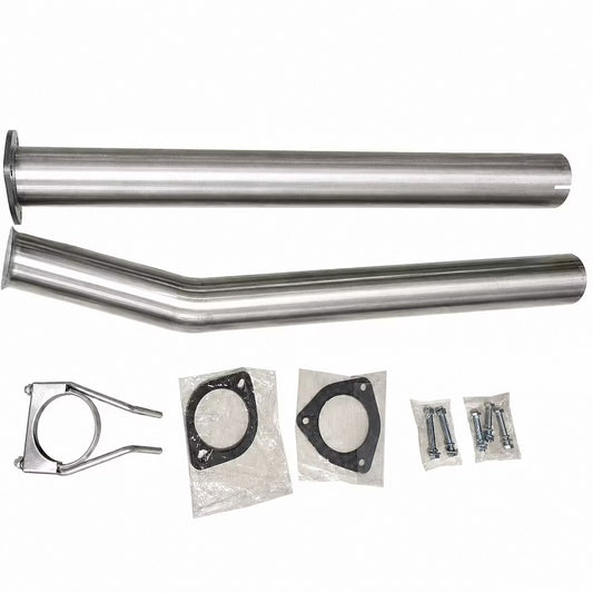 2011-2026 6.7L Diesel 4'' Race Delete DPF/CAT Pipe Ford Powerstroke  Super Duty F250 F350 F450