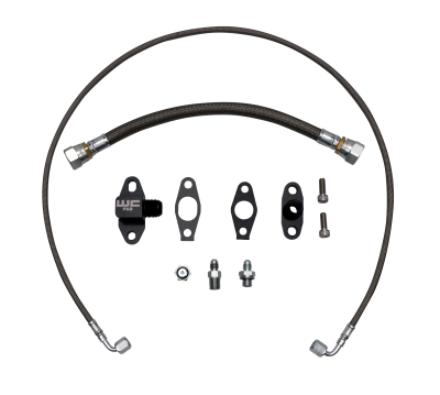 LB7/LLY/LBZ/LMM/LML Duramax S400 / S300 Single Turbo Oil Line Kit