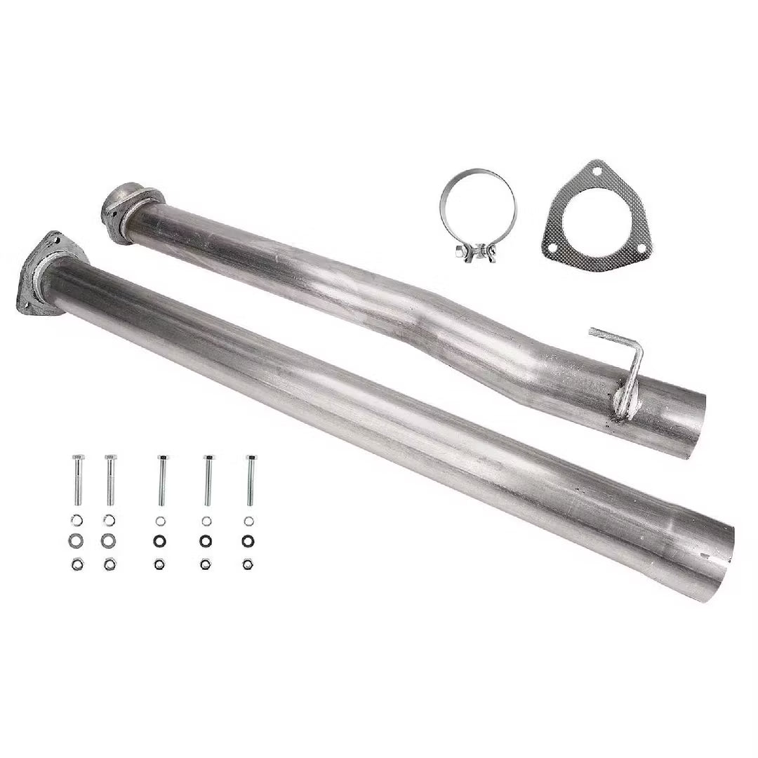 2011-2026 6.7L Diesel 4'' Race Delete DPF/CAT Pipe Ford Powerstroke  Super Duty F250 F350 F450